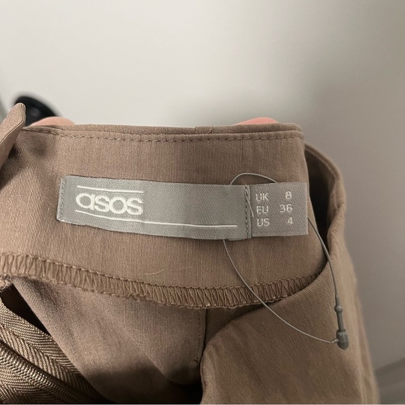 ASOS Women's Versatile High Waist Soft Knit Bodycon Pencil Knee Midi Skirt 4 - Picture 4 of 5